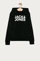 Jack & Jones bluza dziecięca z kapturem czarny 12152841.