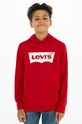 Детская кофта Levi's с капюшоном красный 9E8778.NOS.B