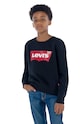 Detská mikina Levi's bez kapucne čierna 8E9079.NOS.B