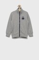 United Colors of Benetton hanorac de bumbac pentru copii uni gri 3J68C501B.G.NOS