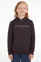 μαύρο Παιδική βαμβακερή μπλούζα Tommy Hilfiger Για αγόρια