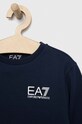 Băieți EA7 Emporio Armani hanorac de bumbac pentru copii 8NBM51.BJ05Z bleumarin