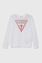 Детская хлопковая кофта Guess хлопок белый L73Q09.KAUG0.9BYH
