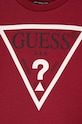 Chłopiec Guess bluza bawełniana dziecięca L73Q09.KAUG0.9BYH bordowy