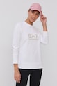 EA7 Emporio Armani bluza 8NTM35.TJCQZ z elastanem biały 8NTM35.TJCQZ