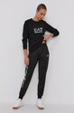 EA7 Emporio Armani bluza 8NTM35.TJCQZ z elastanem czarny 8NTM35.TJCQZ