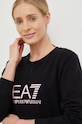 EA7 Emporio Armani bluza z elastanem czarny 8NTM35.TJCQZ