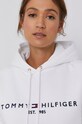 Mikina Tommy Hilfiger biela WW0WW31998.NOS