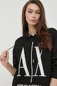 Бавовняна кофта Armani Exchange чорний 8NYM52.YJ68Z.NOS