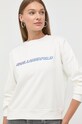 Хлопковая кофта Karl Lagerfeld белый 225W1804