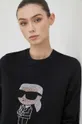 czarny Karl Lagerfeld bluza bawełniana