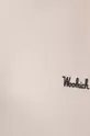 hnedá Mikina Woolrich Logo Fleece Hoodie CFWWSW0068FRUT281