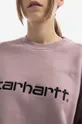 рожевий Бавовняна кофта Carhartt WIP Sweatshirt