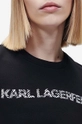 Pulover Karl Lagerfeld Elongated Logo Zebra Sweat  89 % Organski bombaž, 11 % Recikliran poliester