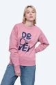 růžová Bavlněná mikina Wood Wood Jess Sweatshirt 10112402-2424 Rose Dámský