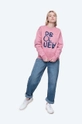 Bavlnená mikina Wood Wood Jess Sweatshirt 10112402-2424 Rose ružová