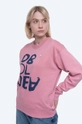 Wood pamut melegítőfelső Jess Sweatshirt 111242-2424 Rose Női