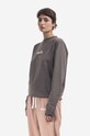 Ellesse bluza bawełniana Sappan Sweatshirt nadruk szary SGM13149