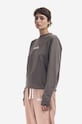 Ellesse bluza bawełniana Sappan Sweatshirt nadruk szary SGM13149