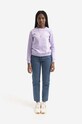A.P.C. bluza bawełniana Sweat Item F COEAS.F27663 fioletowy AA00
