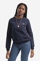 A.P.C. bluza bawełniana Sweat Item F nadruk granatowy COEAS.F27663