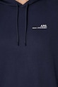 Хлопковая кофта A.P.C. Hoodie Item F COEAS.F27674 тёмно-синий