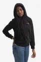 Bavlněná mikina A.P.C. Hoodie Item F COEAS-F27674 BLACK Dámský