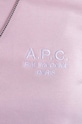 Pamučna dukserica A.P.C. Sweat Skye MARINE COEBH.F27700 roza