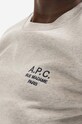 A.P.C. cotton sweatshirt Sweat SkyeCOEBH-F27700 MARINE gray COEBH.F27700