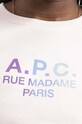 Бавовняна кофта A.P.C. Sweat Mathilda COEBH.F27712 рожевий