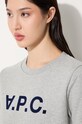 A.P.C. cotton sweatshirt Sweat Viva gray COECQ.F27644