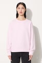 A.P.C. hanorac de bumbac Sweat Annie uni roz COEIP.F27623