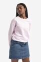 Бавовняна кофта A.P.C. Sweat Annie COEIP.F27623 рожевий