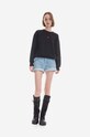 A.P.C. bluza bawełniana Sweat Annie bawełna czarny COEIP.F27623
