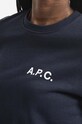 Бавовняна кофта A.P.C. Bluza A.P.C. Sweat Shelley COETM-F27693 DARK NAVY темно-синій COETM.F27693