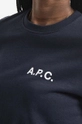 тъмносин Памучен суичър A.P.C. Bluza A.P.C. Sweat Shelley COETM-F27693 DARK NAVY