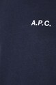 Bavlnená mikina A.P.C. Sweat Shelley COETM-F27693 DARK NAVY COETM.F27693 tmavomodrá