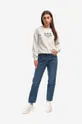 A.P.C. cotton sweatshirt Sweat Tina COEZD-F27561 MARINE gray