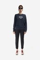 A.P.C. bluza bawełniana Sweat Tina COEZD.F27561 granatowy AA00