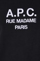 Bavlněná mikina A.P.C. Sweat Tina COEZD-F27561 MARINE COEZD.F27561