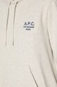 A.P.C. bluza bawełniana Hoodie Manuela COEZD.F27760 beżowy