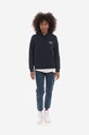 Pamučna dukserica A.P.C. Hoodie Manuela COEZD.F27760 mornarsko plava AA00