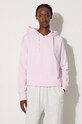 Бавовняна кофта A.P.C. Hoodie Christina бавовна рожевий COEIP.F27624