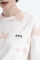 A.P.C. hanorac de bumbac Sweat Roma bej COEJO.F27636
