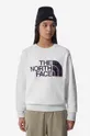 white The North Face cotton sweatshirt Standard Crew Women’s