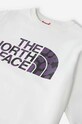 The North Face cotton sweatshirt Standard Crew NF0A4M7E39U white