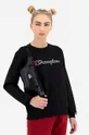 μαύρο Μπλούζα Champion Crewneck Sweatshirt Γυναικεία