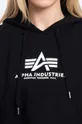 μαύρο Μπλούζα Alpha Industries Sweats & Hoodys