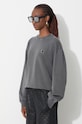 Carhartt WIP cotton sweatshirt W'''' Nelson Sweat I029537 gray I029537