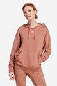 Mikina adidas s kapucí hnědá IC1810